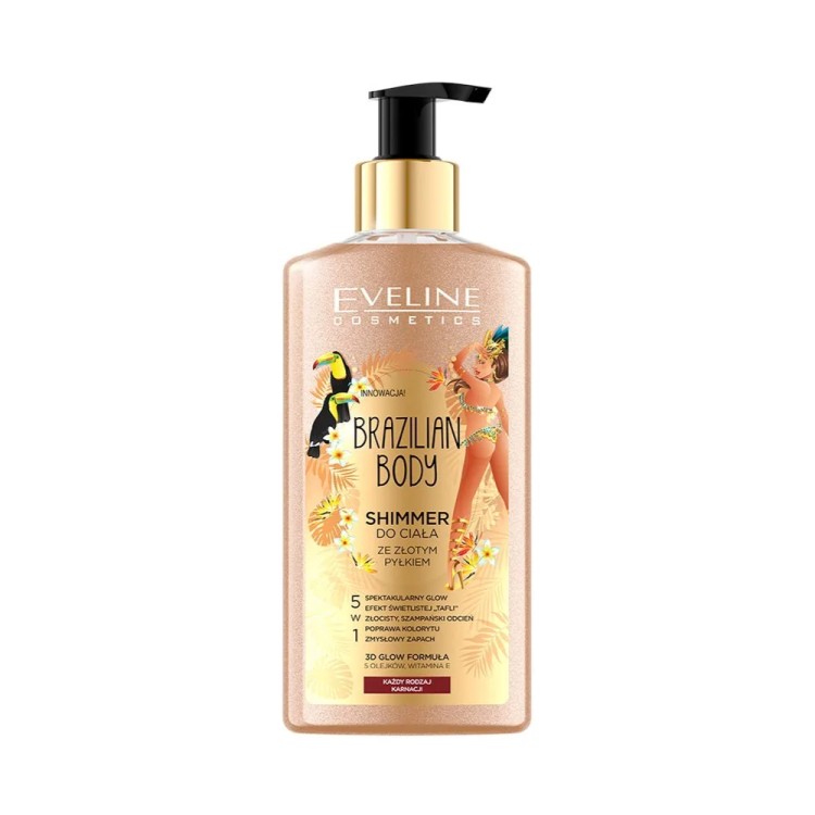 EVELINE COSMETICS BRAZILIAN BODY rozświetlacz do ciała 150ml