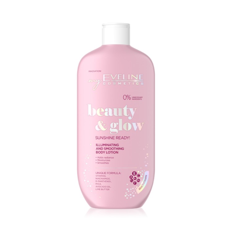 Eveline Beauty & Glow Rozświetlająco-wygładzający balsam do ciała 350ml