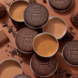 EVELINE CHOCO GLAMOUR LEKKI KREMOWY BRONZER ZE SKWALANEM I IWITAMINĄ no.02 E 2OG