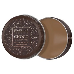 EVELINE CHOCO GLAMOUR LEKKI KREMOWY BRONZER ZE SKWALANEM I IWITAMINĄ E no.01 2OG