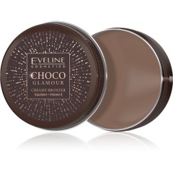 EVELINE CHOCO GLAMOUR LEKKI KREMOWY BRONZER ZE SKWALANEM I IWITAMINĄ no.02 E 2OG