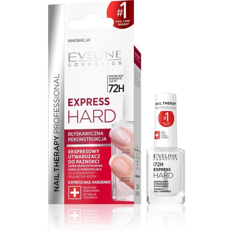 Eveline Nail Therapy Express Utwardzacz do paznokci Express Hard 12ml