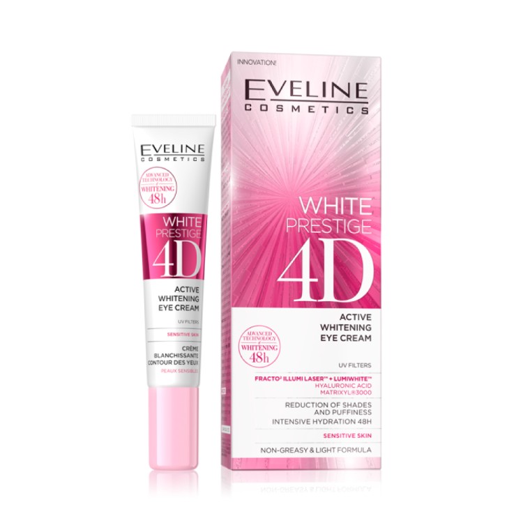 EVELINE White Prestige 4D Wybielający krem pod oczy 20ml