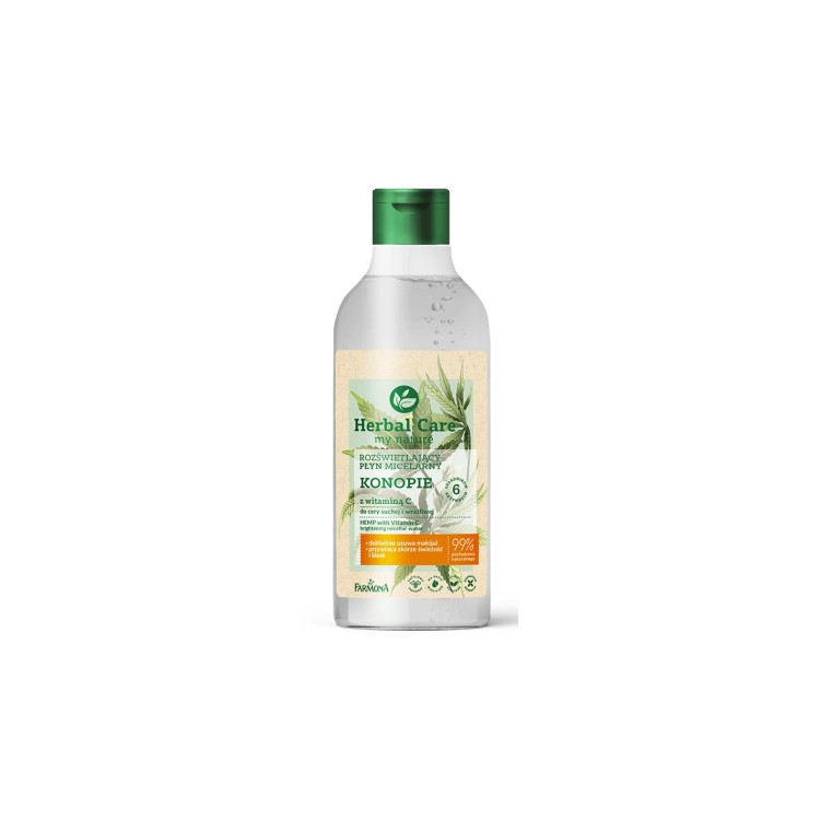 FARMONA HERBAL CARE HEMP micelarny z witaminą C skóra bardzo sucha 400ml EXP: 12.2024