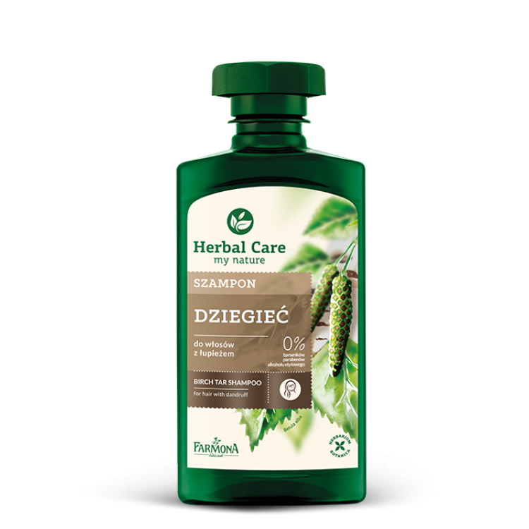 FARMONA HERBAL CARE Szampon dziegieć, 330ml