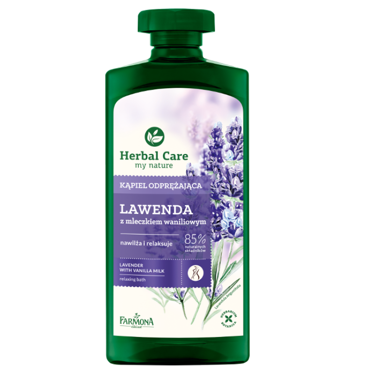 Farmona Herbal Care Lawenda płyn do kąpieli z mleczkiem waniliowym 500 ml