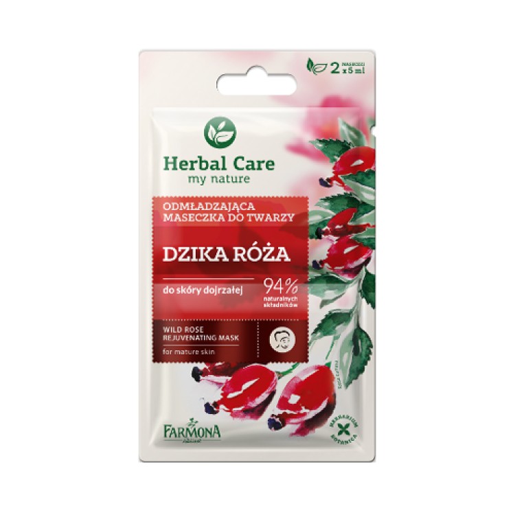 Farmona HERBAL CARE Maseczka odmładzająca Dzika Róża 2 X 5 ml