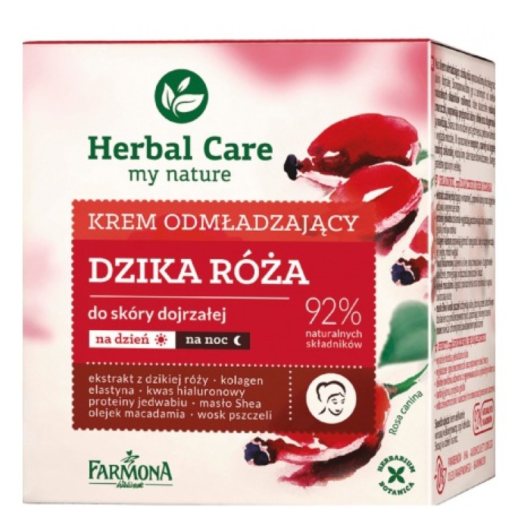 FARMONA HERBAL CARE Krem odmładzający DZIKA RÓŻA 50ml