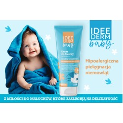 IDEEPHARM IDEE DERM BABY krem ochronny do twarzy  lanolina & emoilienty od piewszego dnia życia 50ml