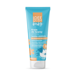 IDEEPHARM IDEE DERM BABY krem ochronny do twarzy  lanolina & emoilienty od piewszego dnia życia 50ml