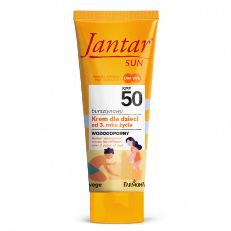 FARMONA JANTAR SUN BURSZTYNOWY WODOODPORNY KREM DLA DZIECI (od 3. roku życia) SPF 50, 50ml