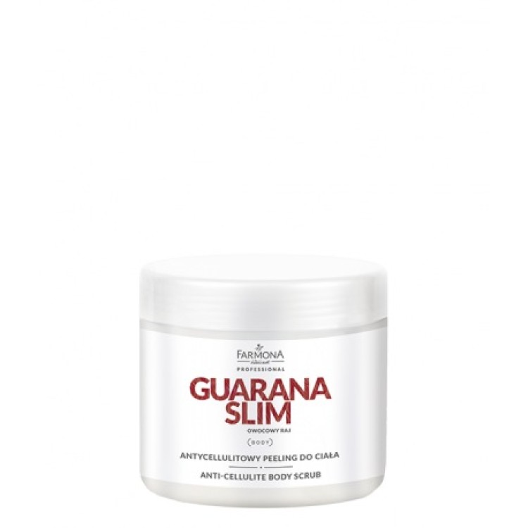 FARMONA PROFESSIONAL GUARANA SLIM Antycellulitowy peeling do ciała 600g EXP: 10.2024