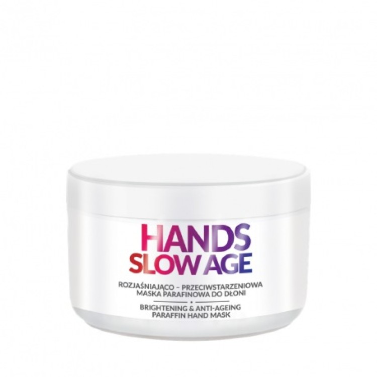 FARMONA PROFESSIONAL HANDS SLOW AGE Rozjaśniająco - przeciwstarzeniowa maska parafinowa do dłoni 300g EXP: 04.2024