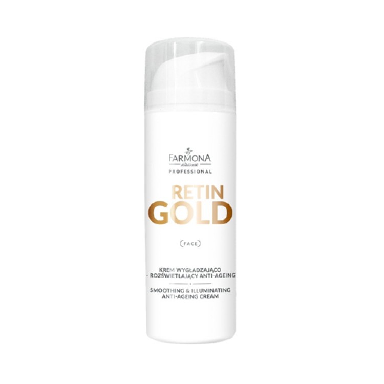 FARMONA PROFESSIONAL RETIN GOLD Krem wygładzająco - rozświetlający anti age 150 ml