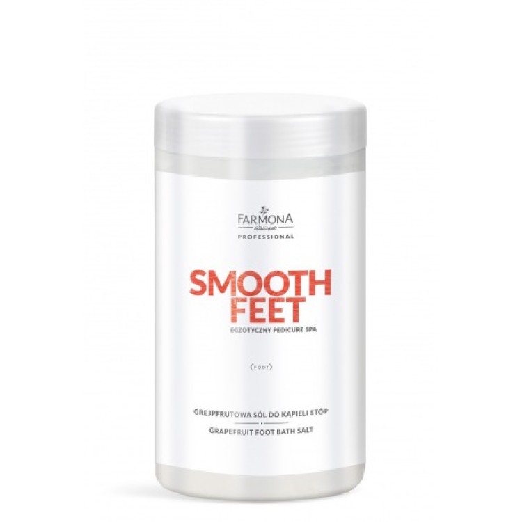 FARMONA PROFESSIONAL SMOOTH FEET, Grejpfrutowa sól do kapieli stóp 1400g