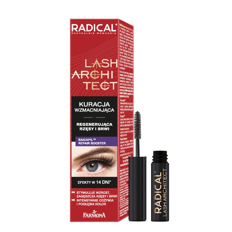 FARMONA RADICAL LASH ARCHITECT Kuracja wzmacniająca regenerująca rzęsy i brwi 5ml