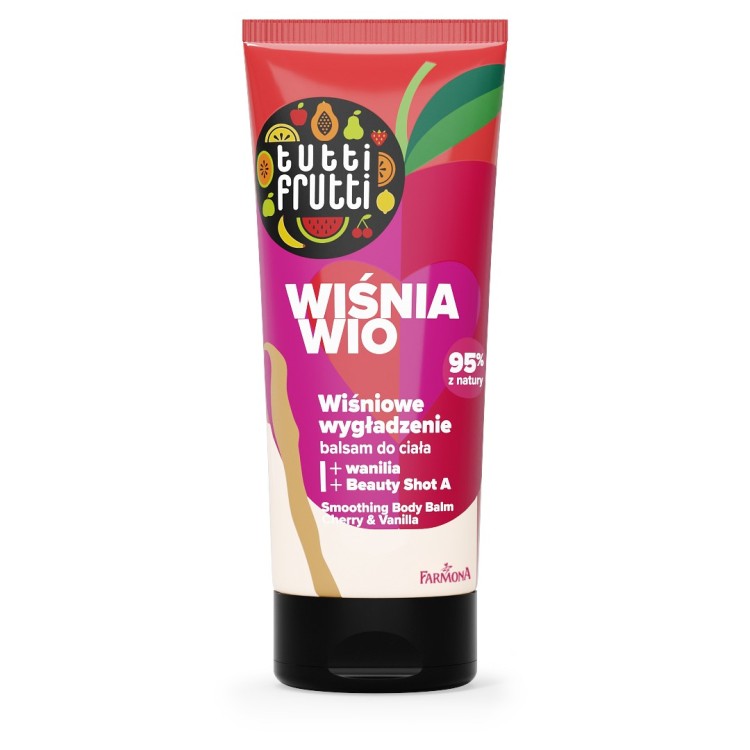 FARMONA TUTTI FRUTTI Wygładzający balsam do ciała Wiśnia i Wanilia 200ml