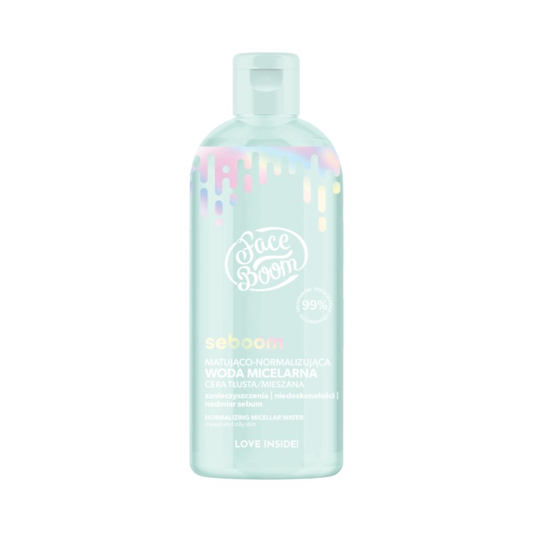 BODY BOOM  SEBOOM matujący-normalizujący płyn micelarny  500ml