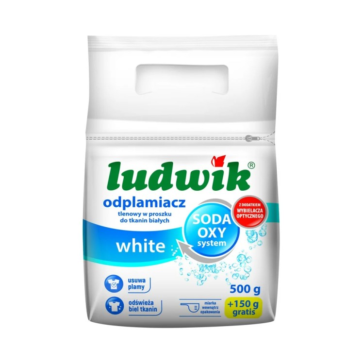 LUDWIK WHITE proszek do odplamiania 500g + 150g gratis