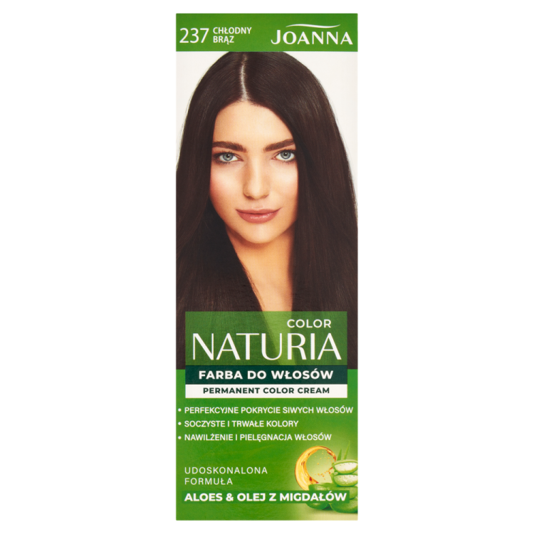 JOANNA NATURIA COLOR, 237 - CHŁODNY BRĄZ