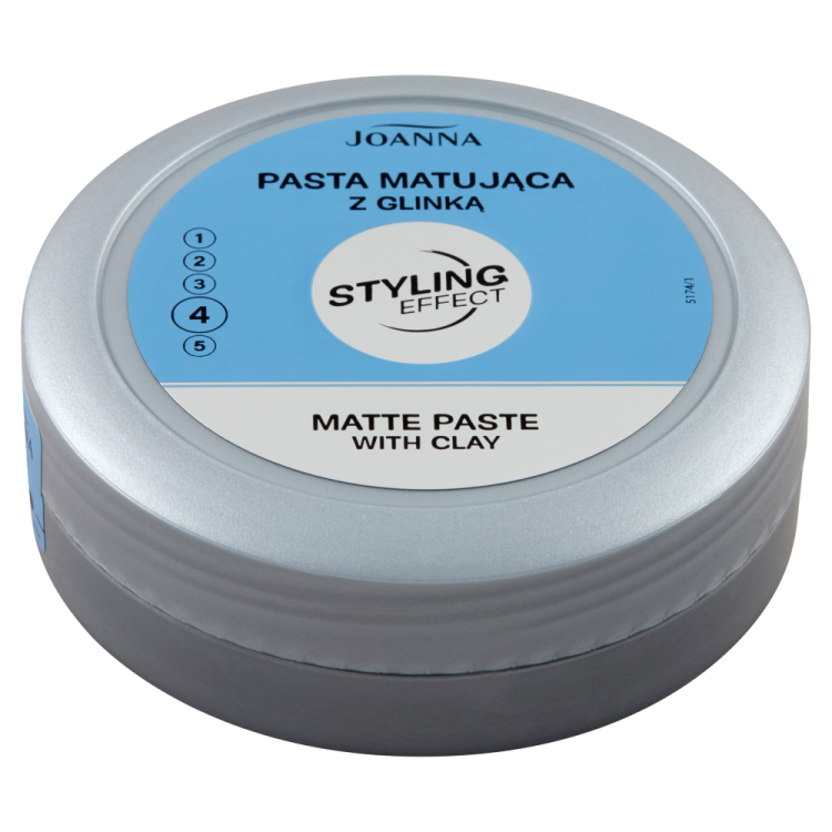 Joanna NEW STYLING EFFECT pasta matująca z glinką 100ml