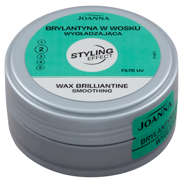 JOANNA STYLING EFFECT WOSK BRILLIANTINE WYGŁADZAJĄCY I POŁYSK DO WŁOSÓW 45g