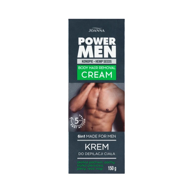 JOANNA POWER MEN Krem do depilacji ciała dla mężczyzn 150g