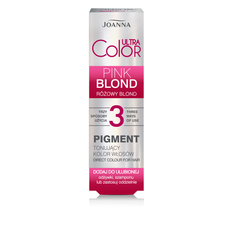 JOANNA ULTRA COLOR PIGMENT TONUJĄCY RÓŻOWY BLOND 100 ML