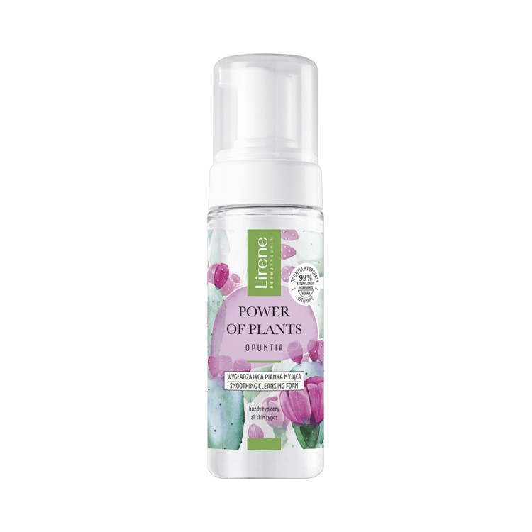 LIRENE POWER OF PLANTS WYGŁADZAJĄCA PIANKA MYJĄCA OPUNCJA 150ml