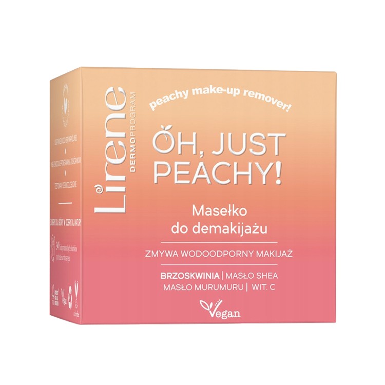 Lirene OH, JUST PEACHY masło do demakijażu 45g