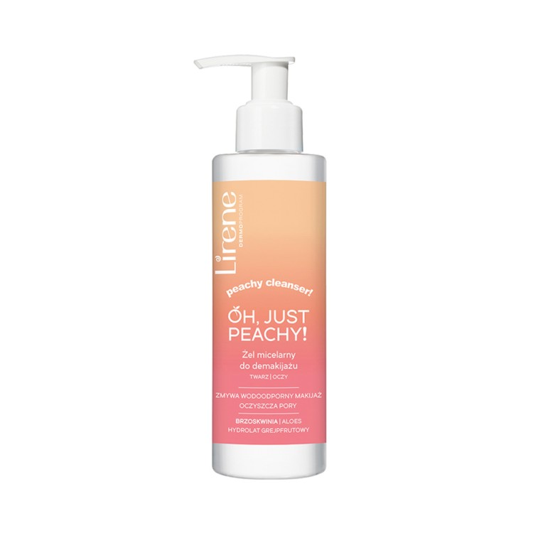 Lirene OH, JUST PEACHY żel micelarny do mycia twarzy 150ml