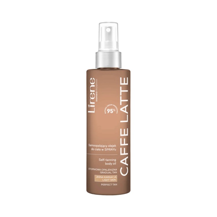 Lirene PERFECT TAN Samoopalajacy olejek do ciała w SPRAYu CAFFE LATTE 190 ml