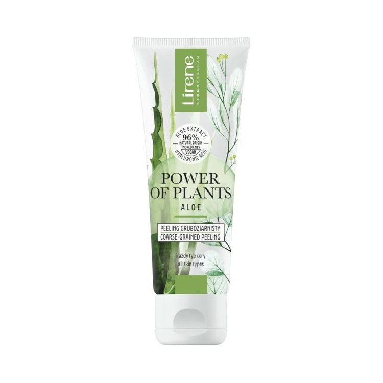 Lirene POWER OF PLANTS Peeling gruboziarnisty ALOES 75 ml