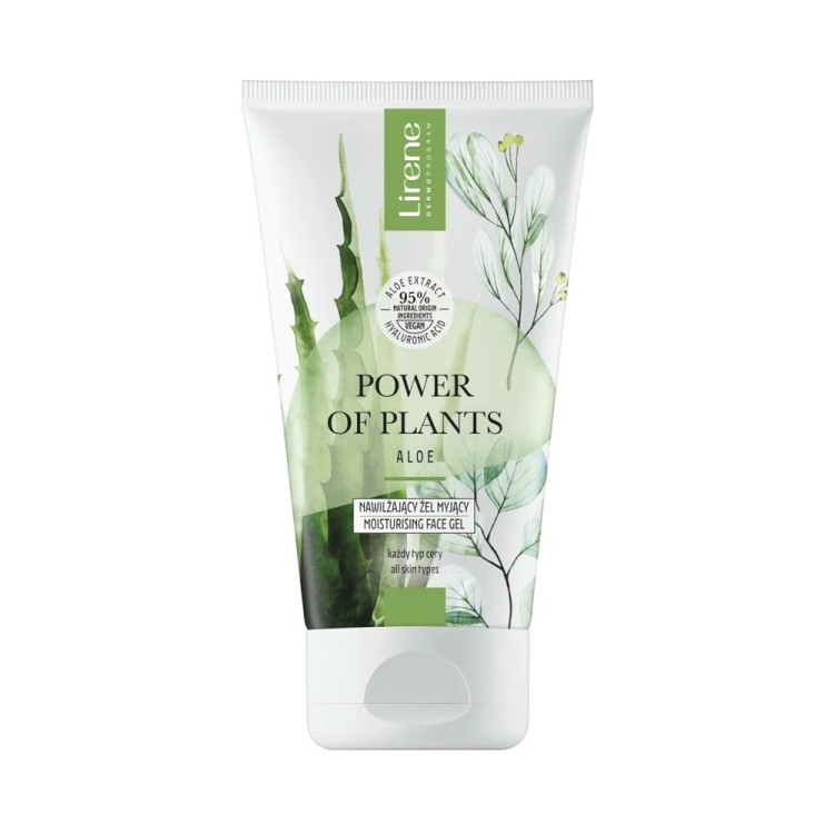 Lirene POWER OF PLANTS Nawilżający żel myjący ALOES 150 ml