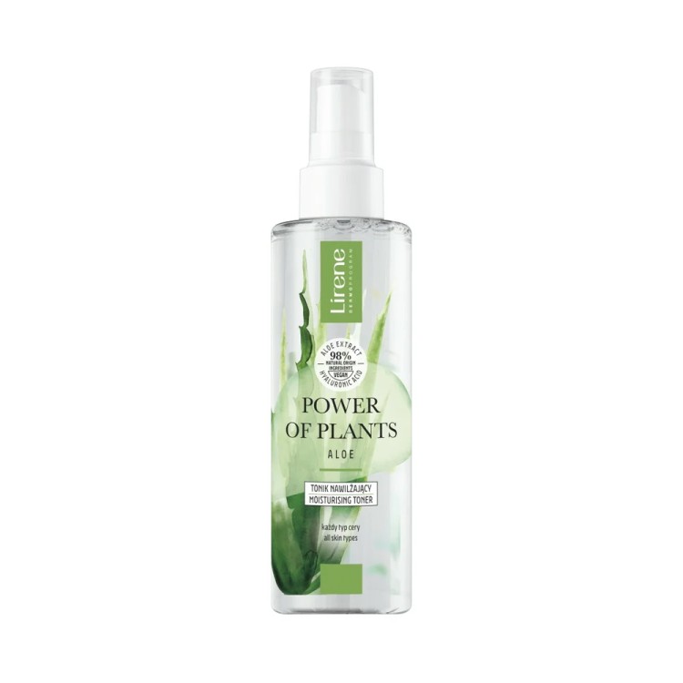 Lirene POWER OF PLANTS Tonik nawilżający ALOES 200 ml