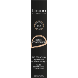 Lirene MAKE UP SATIN CONCEALER Pielęgnacyjny korektor rozjaśniający 02 NATURAL 10ml