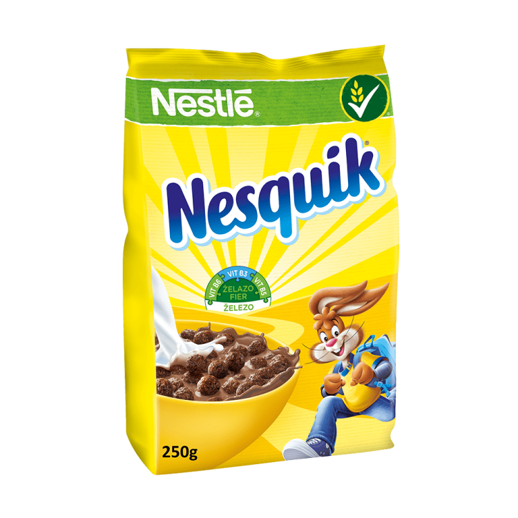 NESTLE NESQUIK KULECZKI CZEKOLADOWE 250G