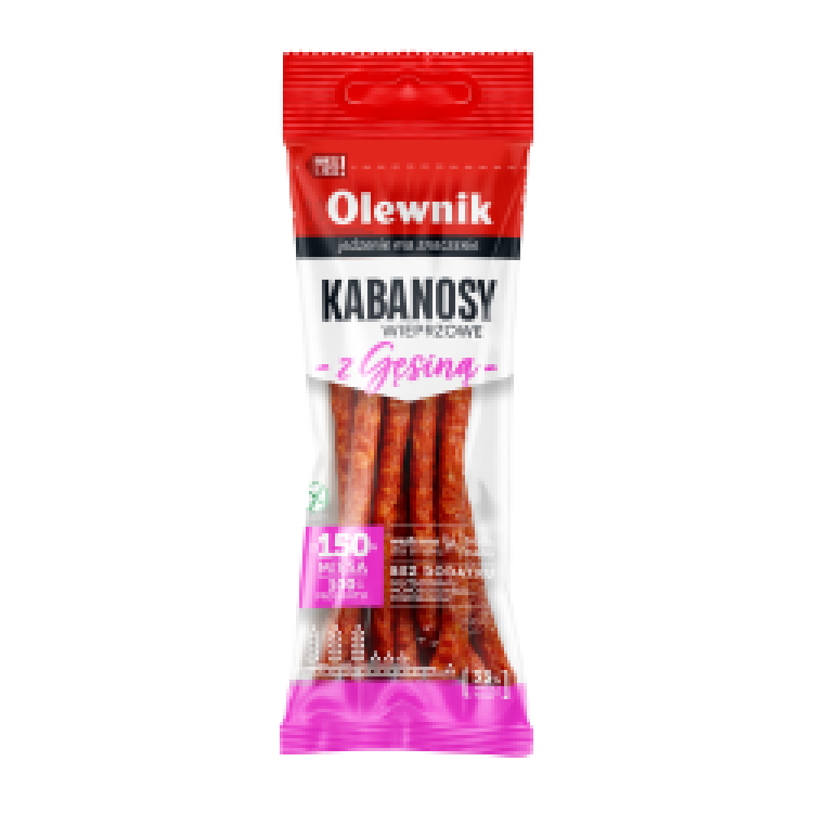 OLEWNIK KABANOSY WIEPRZOWE Z GESINA 105G