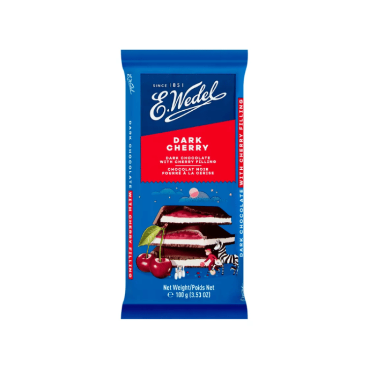 WEDEL DARK CHOCOLATE gorzka czekolada z nadzieniem wiśniowym 100g