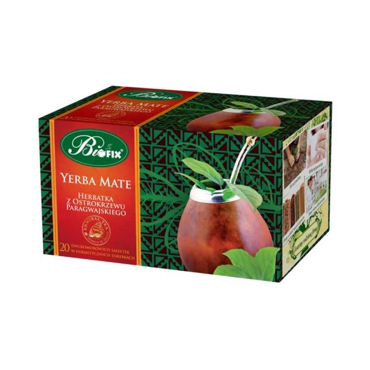 BIOFIX Yerba Mate Admiral herbata  ekspresowa 20x2g