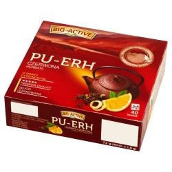 HERBAPOL BIG ACTIVE PU-ERH HERBATA CZERWONA CYTRYNA 72G