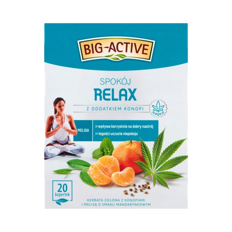 HERBAPOL BIG ACTIVE herbata spokój - relax 20torebek