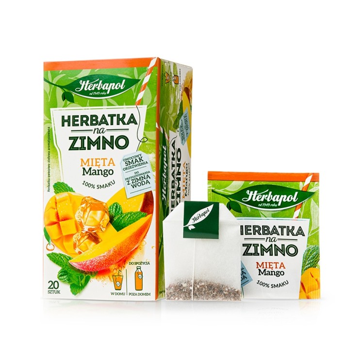 HERBAPOL HERBATKA NA ZIMNO MIETA MANGO 36G