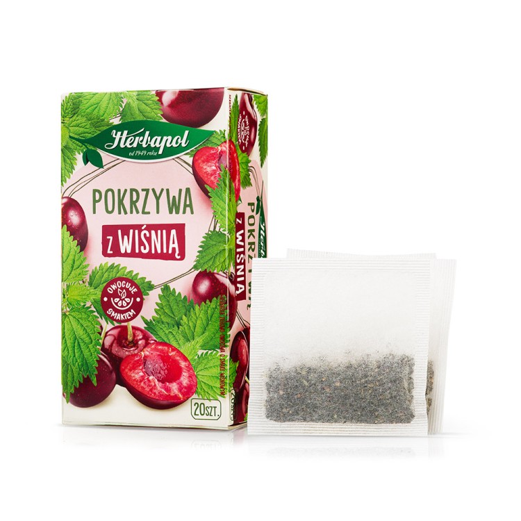 HERBAPOL HERBATA POKRZWA WISNIA 30G