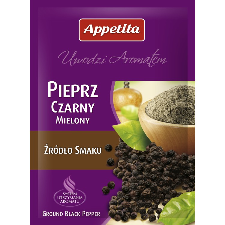 Appetita pieprz czarny mielony 18g