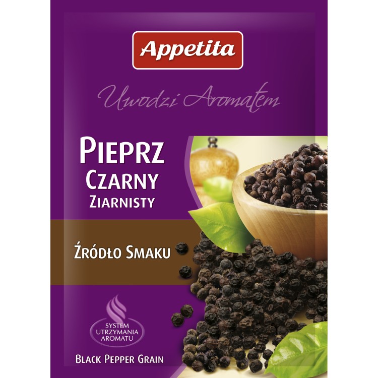 Appetita pieprz czarny ziarnisty 18g