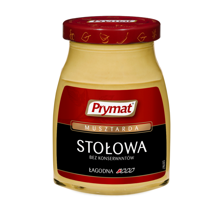 Prymat musztarda stołowa 185g