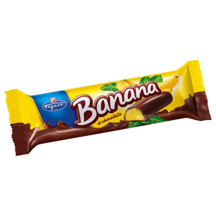 FIGARO BATON BANANOWY W CZEKOLADZIE 25g