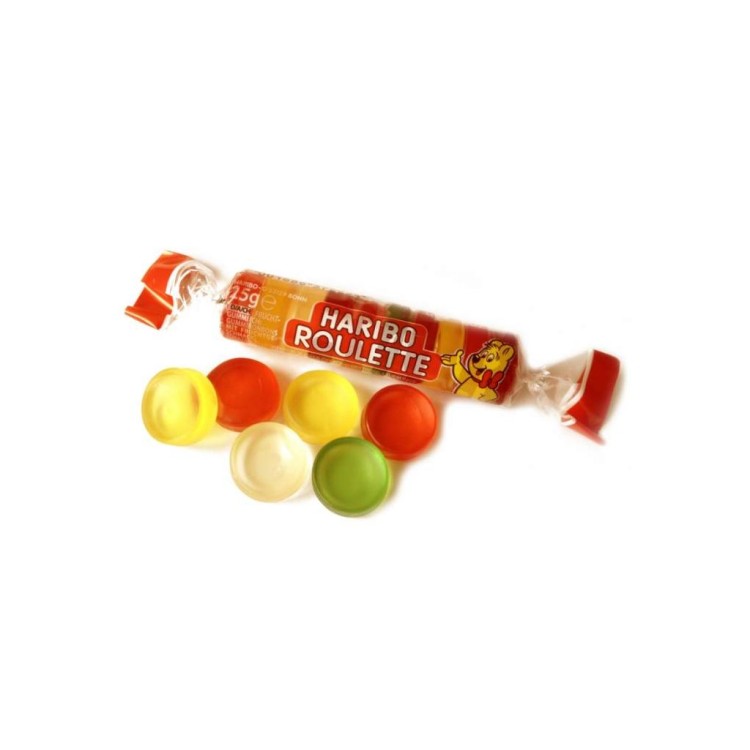 HARIBO ŻELKI OWOCOWE ROULETTE 25G