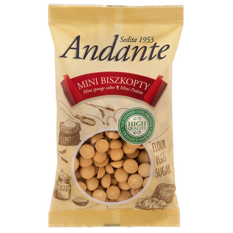 IDC POLONIA  ANDANTE BISZKOPTY MINI 120G